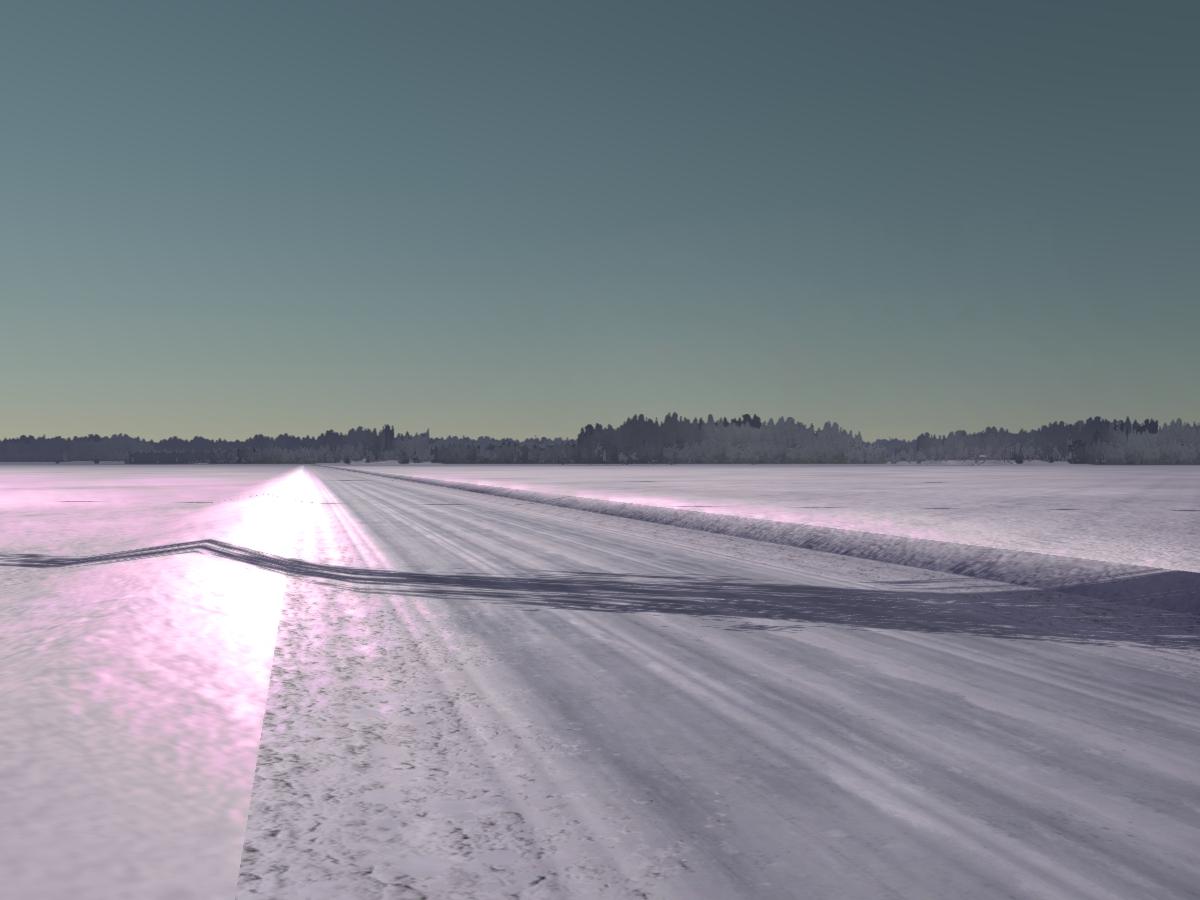 Frozen lake Ice Road image 1
